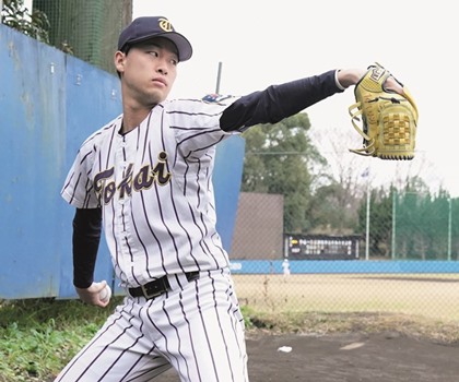 山崎伊織(東海大・投手) 153キロ右腕が操る「伝家の宝刀」 | 野球