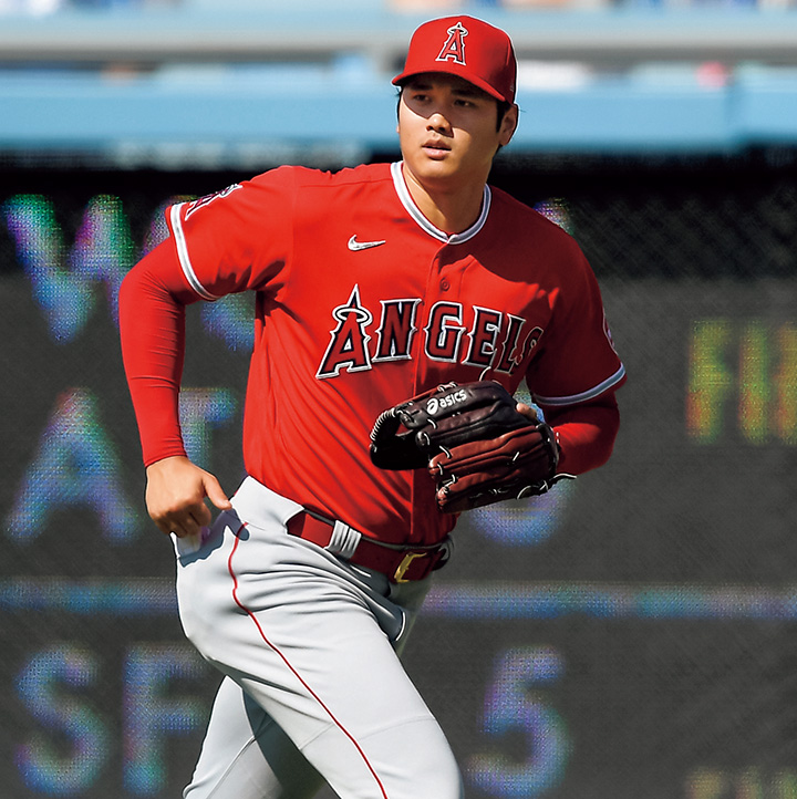 大谷翔平[エンゼルス/投手・外野手] 歴史を刻むこだわりのグラブ