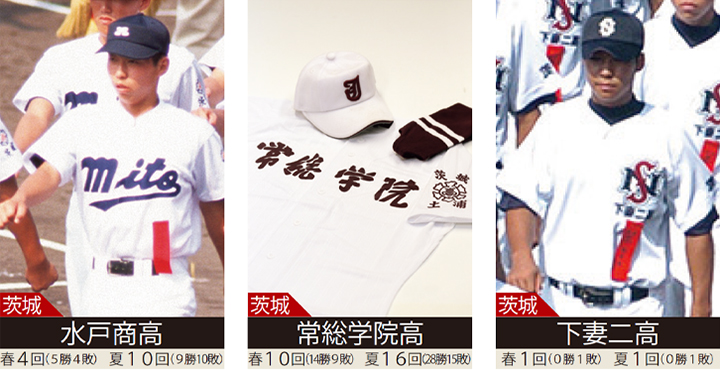 地域別ユニフォームコレクション【関東編】 甲子園で覇権争いを演じる