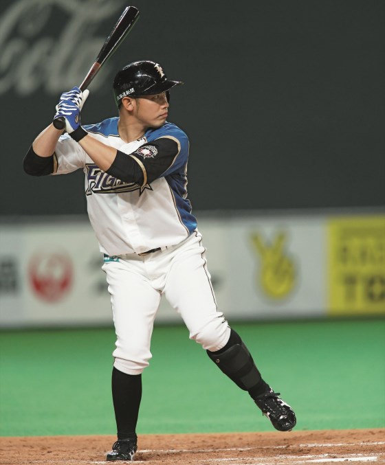 巨人時代矢野謙次選手のバット 日本ハム・矢野謙次 アシックスのバット