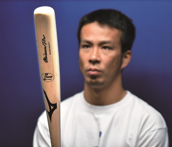 中日ドラゴンズ　福田永将　実使用バット 中日・福田永将 ミズノのバット “アーチスト”を開花させた、長く、重く