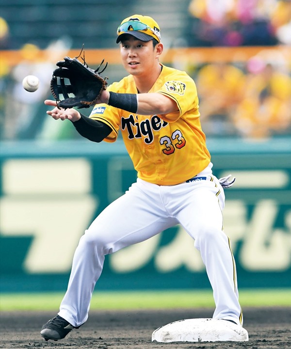 阪神・糸原健斗 ミズノの内野手用グラブ 手と同じ感覚を求め革質と大き